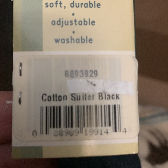 Eyewear Retainers Croakies Croakies & Cords Croakies Adult Cotton Suiters -Black - Picture 2 of 4